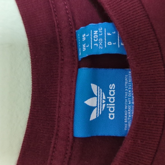 Maroon Adidas t shirt - Picture 2 of 7